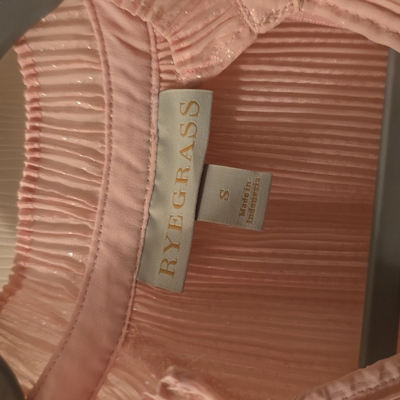 RYEGRASS BRAND WOMEN'S PINK BLOUSE TOP SIZE SMALL - Picture 4 of 16